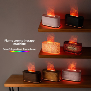Simulated Flame Aromatherapy Machine, Home Desktop Aromatherapy Machine, Automatic Spray Aromatherapy Machine, Colorful Atmosphere Lamp Aromatherapy Machine